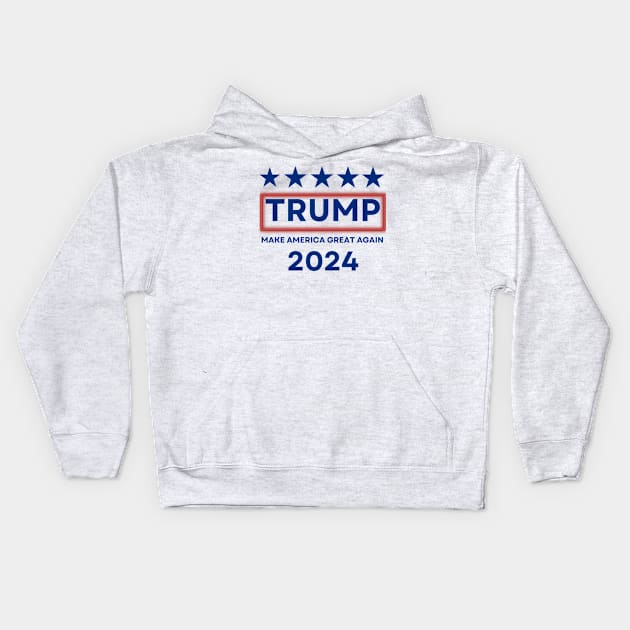 Trump make america great again 2024 Kids Hoodie by Love My..